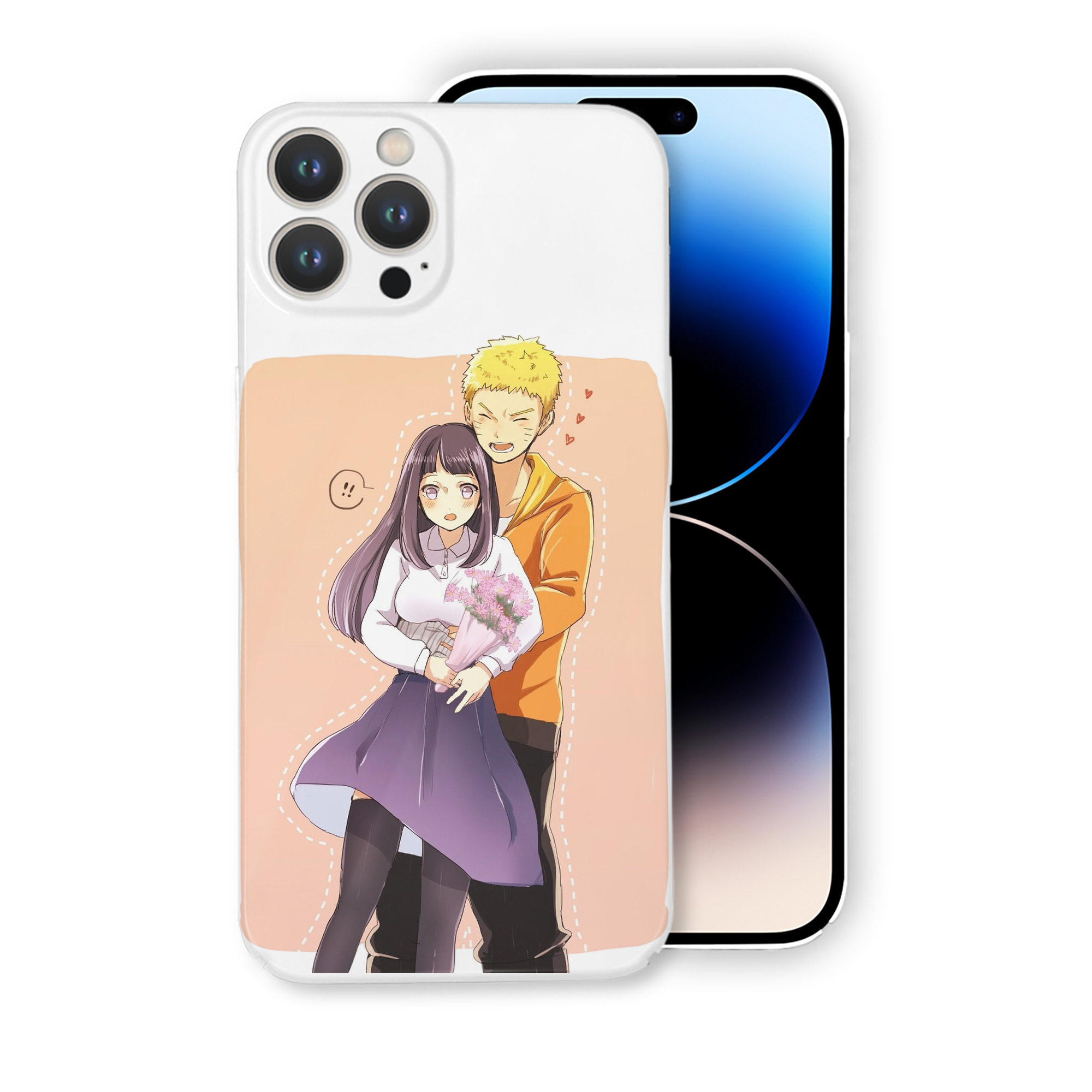 （画像用） NARUTO -ナルト- 日向ヒナタ Hyūga Hinata 【iPhone 14シリーズ対応】ハードケース